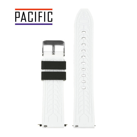 PASEK U14 - 1.22 - CZARNY / BIAŁY - 22MM