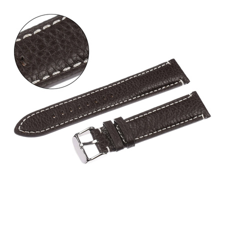 PACIFIC W124 - 2.22 - CIEMNY BRĄZ / BIAŁA NIĆ - 20mm