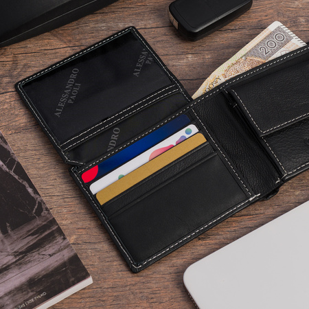 PORTFEL AP 98-106 BLACK 2 / WHITE