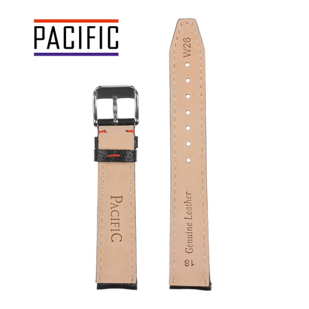 PACIFIC W26 - 1.6 - CZARNY / CZERWONA NIĆ - 22mm