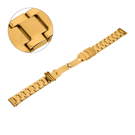 BRANSOLETA - SEMI SOLID - MB 76 - 30 - ZŁOTY - 16mm