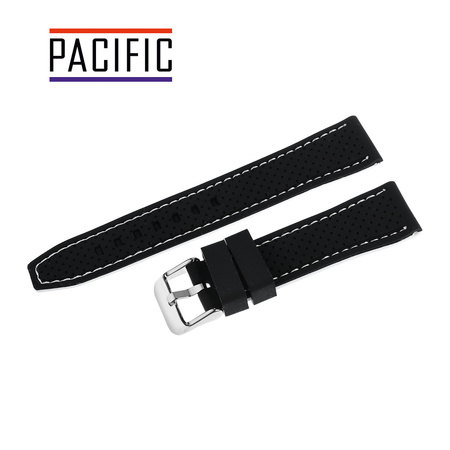 PASEK U17 - 1.22 - CZARNY / BIAŁY - 22mm