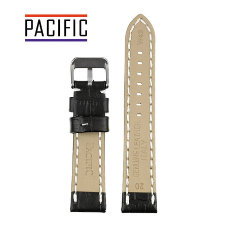 PACIFIC W49 - 1.22 - CZARNY / BIAŁA NIĆ - 22MM