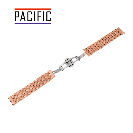 BRANSOLETA - SOLID ZAP. MOT. - MB 52 - 33 - RÓŻOWY ZŁOTY - 24mm