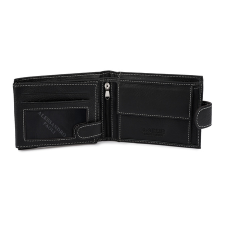 PORTFEL AP 98-113 BLACK 2 / WHITE