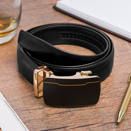 PASEK DO SPODNI AP 01-017 BLACK - PAKIET 5 SZTUK