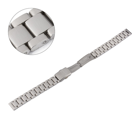 BRANSOLETA - SOLID - MB 05 - 31 - SREBRNY - 16mm