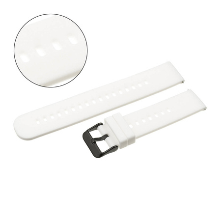 PASEK U27 - 22/BL - BIAŁY / CZARNY - 22mm