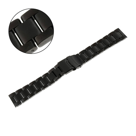 BRANSOLETA - SOLID - MB 14 - 1 - CZARNY - 20mm