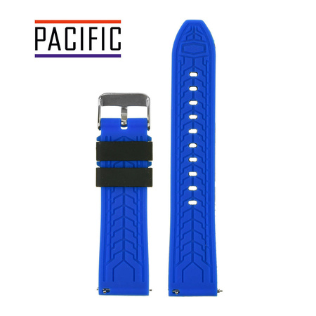 PASEK U14 - 1.16 - CZARNY / NIEBIESKI - 20MM