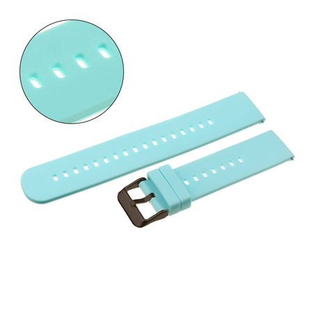 PASEK U27 - 19/BL - JASNY NIEBIESKI / CZARNY - 18mm