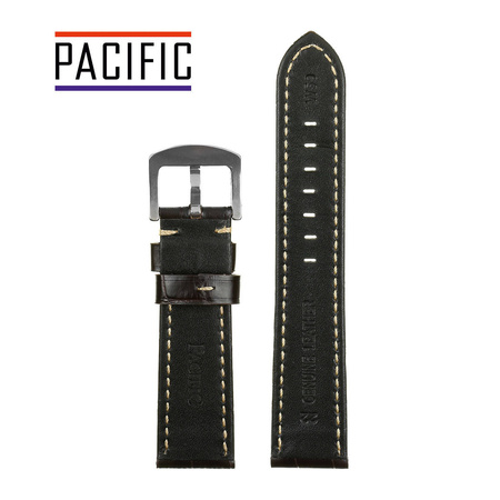 PACIFIC W59 - 2.22 - CIEMNY BRĄZ / BIAŁA NIĆ - 22mm