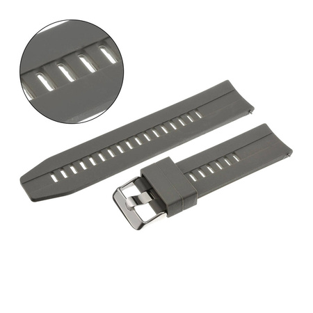 PASEK U28 - 7 - CIEMNY SZARY - 22mm
