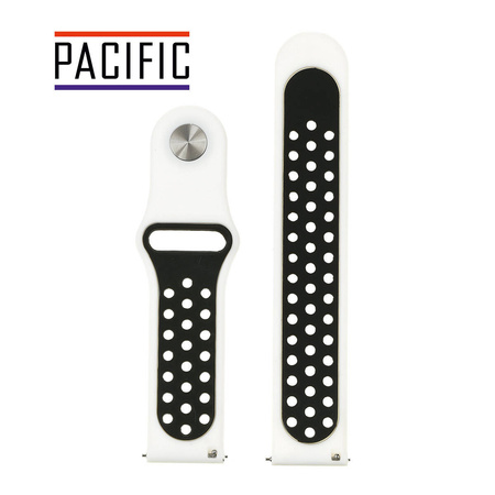 PASEK U11 - 22.1 - BIAŁY / CZARNY - 20MM