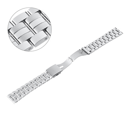 BRANSOLETA - SOLID - MB 11 - 31 - SREBRNY - 16mm