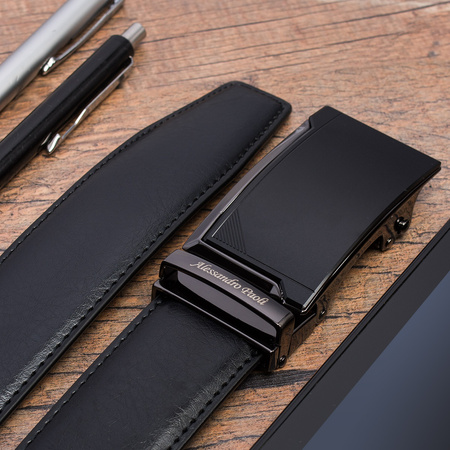 PASEK DO SPODNI AP 01-002 BLACK - PAKIET 5 SZTUK