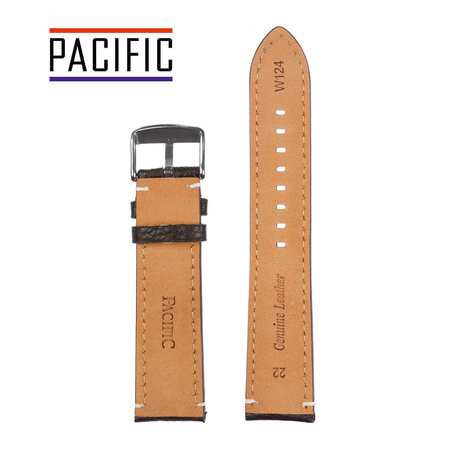 PACIFIC W124 - 2.22 - CIEMNY BRĄZ / BIAŁA NIĆ - 22mm