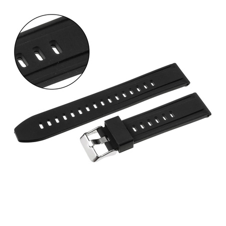 PASEK U08 - 1 - CZARNY - 20MM