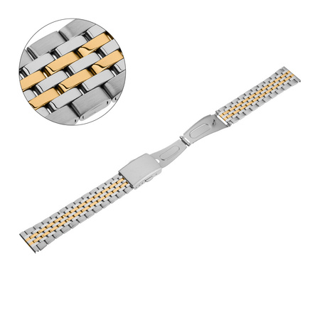 BRANSOLETA - STALOWA 316 - HQ MB 166 - 31/30 - 18MM