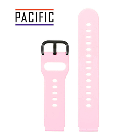 PASEK U01 - 25/B - RÓŻOWY / CZARNY - 20MM