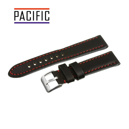 PACIFIC W48 - 1.6 - CZARNY / CZERWONA NIĆ - 22MM