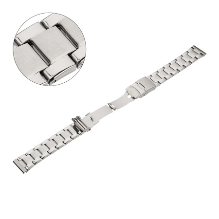 BRANSOLETA - SEMI SOLID - MB 76 - 31 - SREBRNY - 26mm