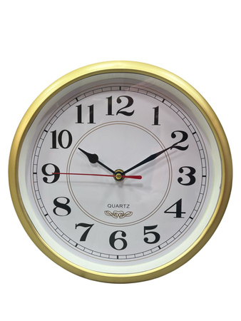 ZEGAR KWARCOWY OKRĄGŁY 2012 ZŁOTY