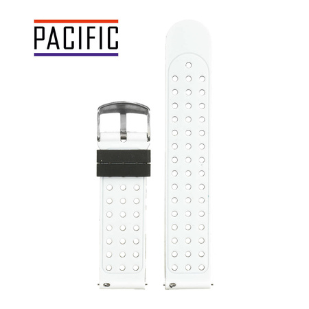 PASEK U12 - 1.22 - CZARNY / BIAŁY - 20MM