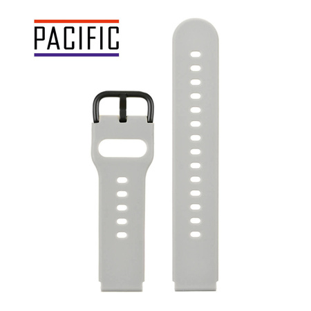 PASEK U01 - 32/B - JASNY SZARY / CZARNY - 20MM