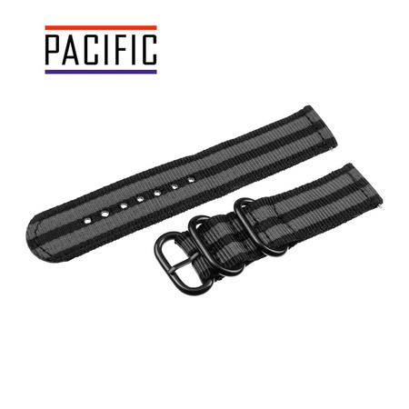 PASEK N02 - N95/B - WIELOKOLOROWY / CZARNY - 20MM