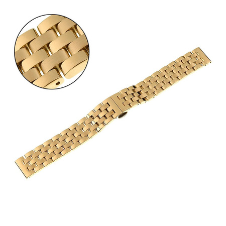 BRANSOLETA - SOLID ZAP. MOT. - MB 52 - 30 - ZŁOTY - 22mm