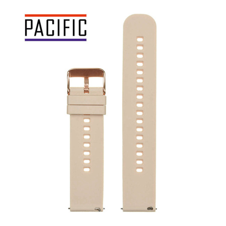 PASEK U27 - 17/RG - BEŻOWY / RÓŻOWE ZŁOTO - 18mm