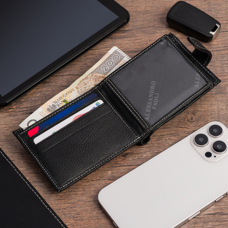 PORTFEL AP 98-159 BLACK 1 / WHITE