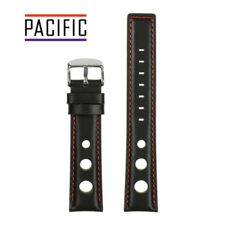 PACIFIC W115 - 1.6 - CZARNY / CZERWONA NIĆ - 22MM