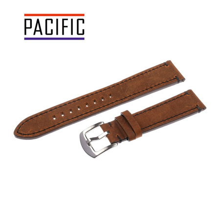PACIFIC W72 - 2.1 - CIEMNY BRĄZ / CZARNA NIĆ - 24MM