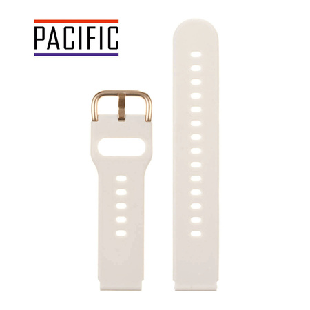 PASEK U01 - 17/RG - BEŻOWY / RÓŻOWY ZŁOTY - 20MM