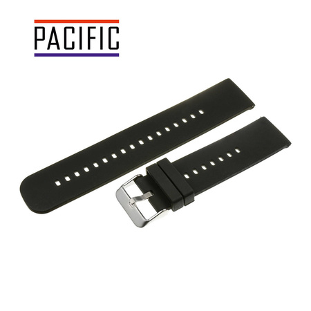 PASEK U27 - 1/SL - CZARNY / SREBRNY - 20mm