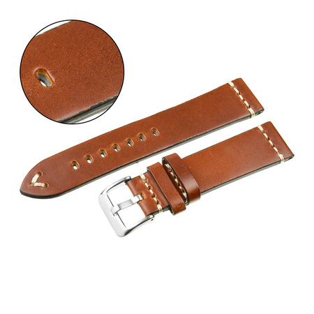 PACIFIC W32 - 3.22 - JASNY BRĄZ / BIAŁA NIĆ - 22MM