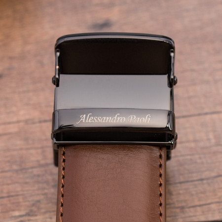 PASEK DO SPODNI AP 01-008 LIGHT BROWN - PAKIET 5 SZTUK