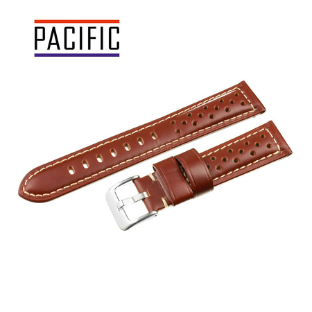 PACIFIC W82 - 2.22 - CIEMNY BRĄZ / BIAŁA NIĆ - 22mm