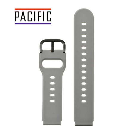 PASEK U01 - 7/B - CIEMNY SZARY / CZARNY - 18MM