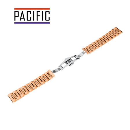 BRANSOLETA - SOLID ZAP. MOT. - MB 64 - 33 - RÓŻOWY ZŁOTY - 16mm