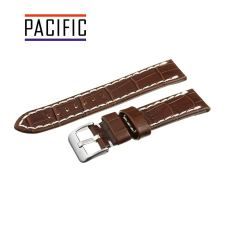 PACIFIC W49 - 2.22 - CIEMNY BRĄZ / BIAŁA NIĆ - 22MM