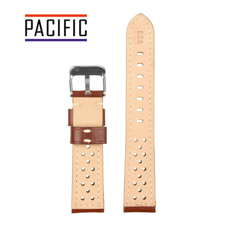 PACIFIC W82 - 2.22 - CIEMNY BRĄZ / BIAŁA NIĆ - 22mm