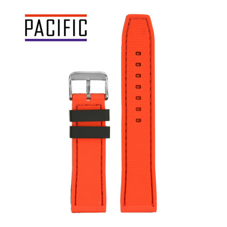 PASEK U17 - 1.6 - CZARNY / CZERWONY - 22mm