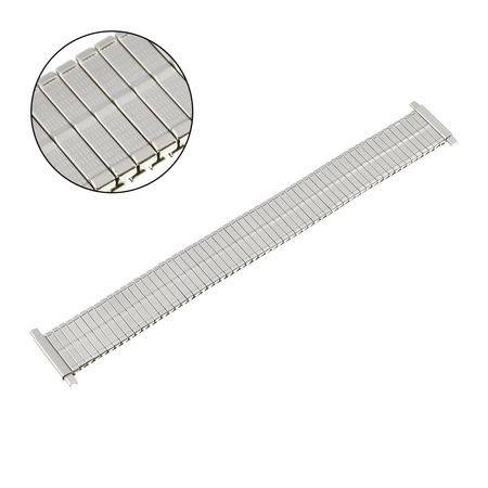 BRANSOLETA ROZCIĄGANA MĘSKA - MODEL 4 - SREBRNA