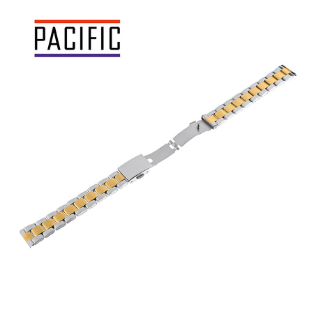 BRANSOLETA - STALOWA HQ - MB 101 - 31/30 - SREBRNY / ZŁOTY - 16mm