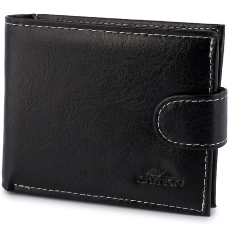 KOMPLET KRYNICKI - 113 BLACK / WHITE - PASEK 120 cm