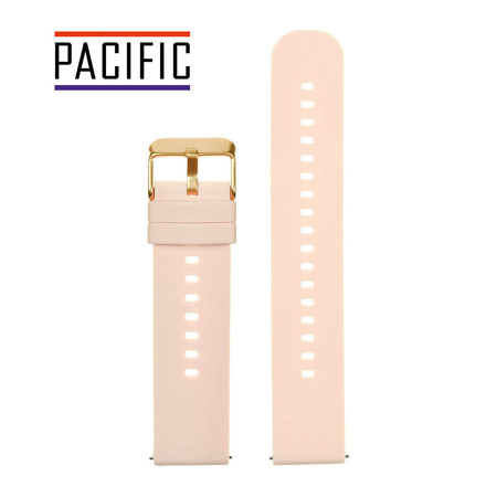 PASEK U27 - 13/G - JASNY RÓŻ / ZŁOTY - 22mm