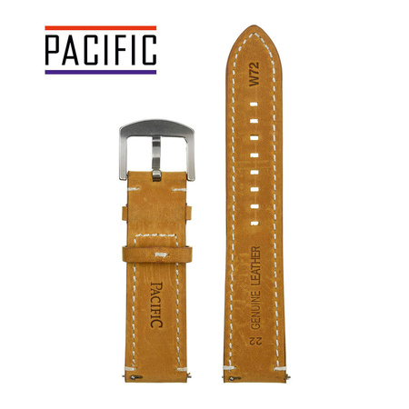 PACIFIC W72 - 3.22 - JASNY BRĄZ / BIAŁA NIĆ - 24MM